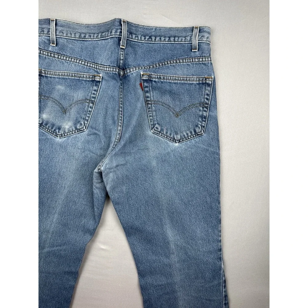 Vintage 90s Levi's 517 Boot Cut Jeans 36x29 Red Tab USA Made